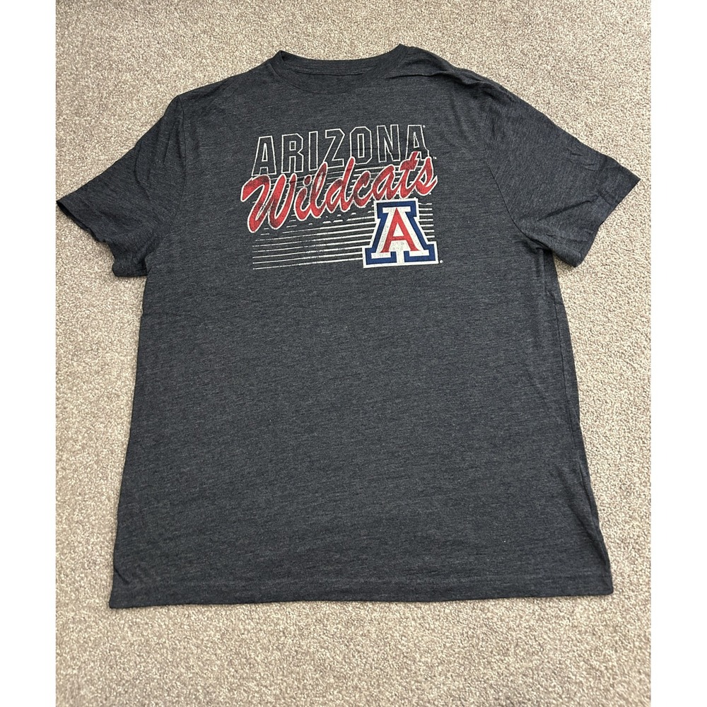 Captivating Arizona Wildcats T Shirt Mens XL Grey Excellent NCAA Graphic Tee